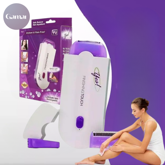 Depilador Elétrico Recarregável para uma Depilação Suave e Sem Dor - Yes F.Touch